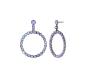 Preview: purple - Creole Cristal - Konplott earrings